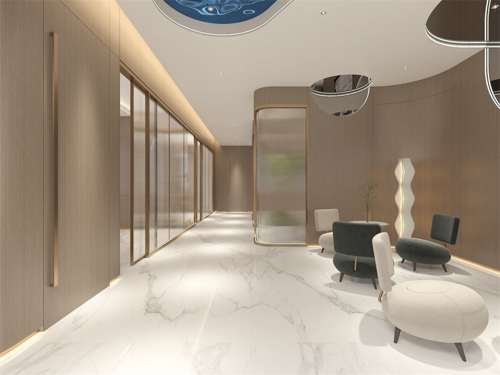 睛彩醫療美容院裝修設計案例效果圖