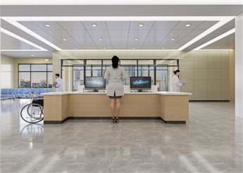 街道醫院門診部裝修設計效果圖