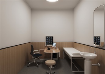 中西醫診所裝修設計案例效果圖