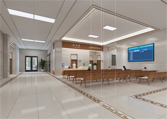 大型中醫院裝修設計案例效果圖