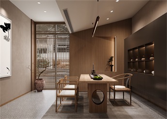 中醫(yī)健康養(yǎng)生中心裝修設計案例效果圖