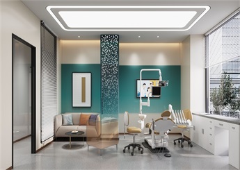 伊美佳口腔門診部裝修設計案例效果圖