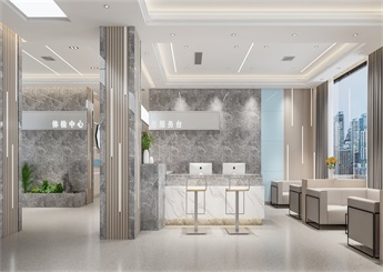 醫院體檢中心裝修設計案例效果圖