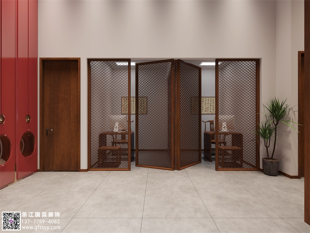 嘉興中醫館設計裝修公司哪家好_浙江國富裝飾