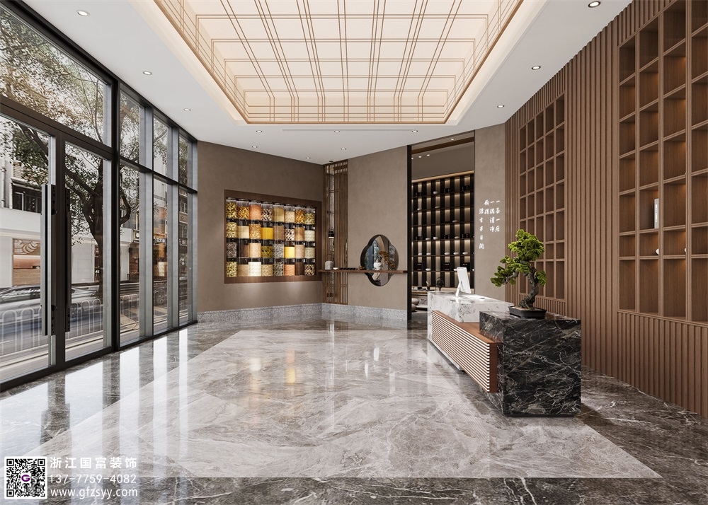 義烏中醫(yī)館裝修公司_浙江國富裝飾