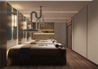 鄭州祠南中醫館設計裝修案例